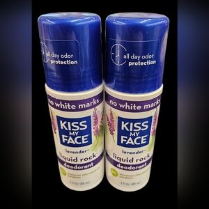 2 Pack Kiss My Face Liquid Rock Deodorant Lavender ORIGINAL formula discontinued